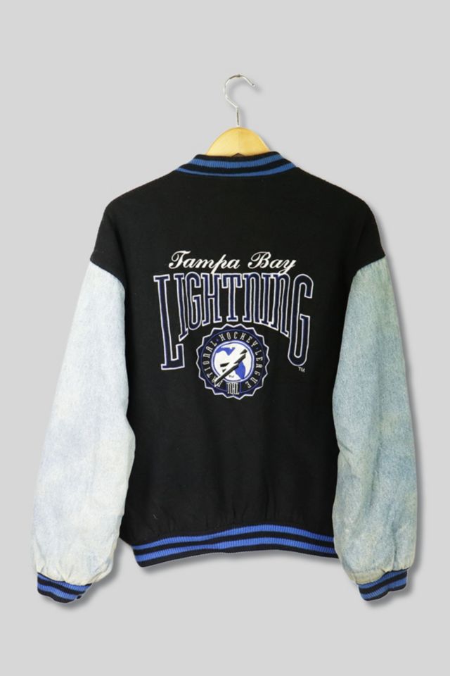 Vintage NHL Tampa Bay Lightning Snap Up Varsity Jacket | Urban Outfitters