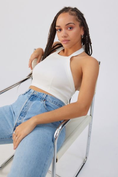 Bdg Dazi Halter Top In White