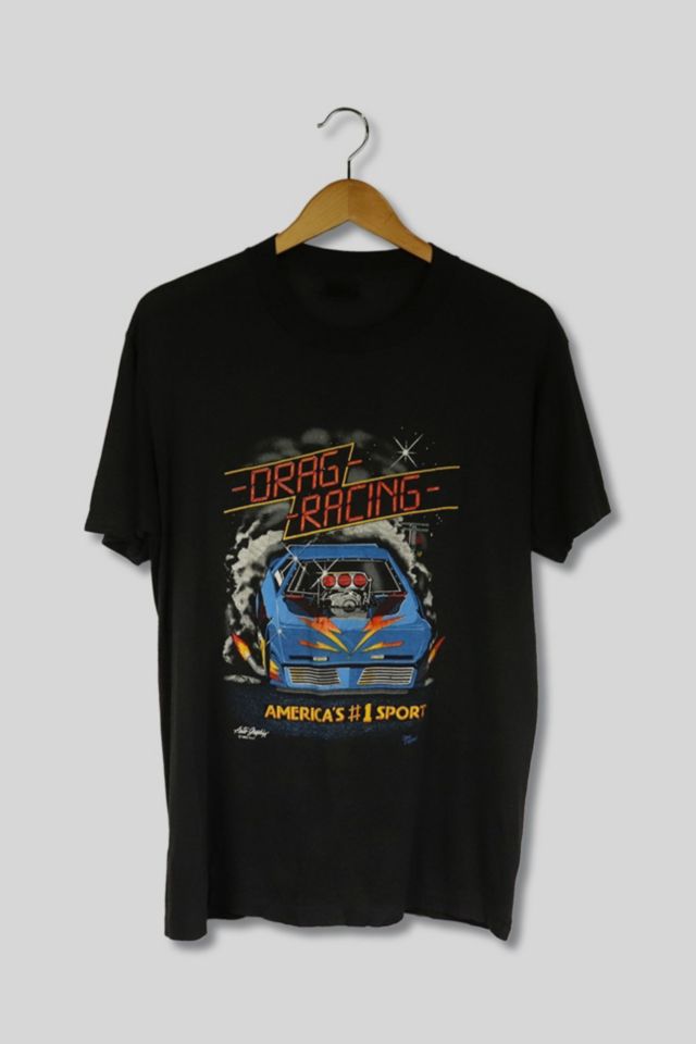 Vintage 1985 Drag Racing T Shirt | Urban Outfitters