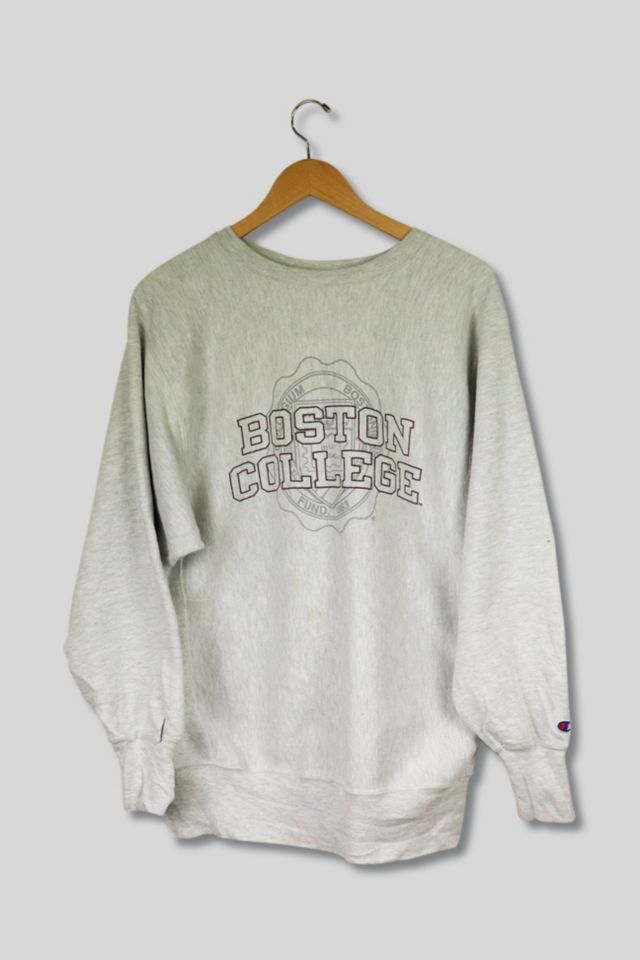 L) Boston University Vintage Champion Reverse Weave Sweatshirt