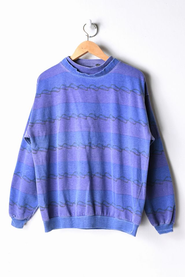 purple striped sweatshirt