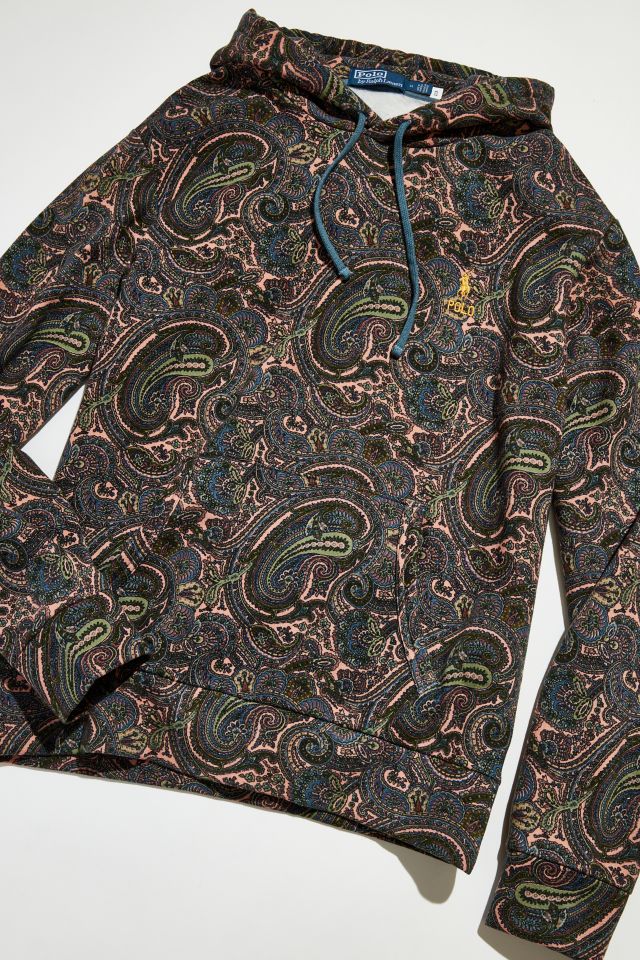 Polo Ralph Lauren Paisley Hoodie Sweatshirt | Urban Outfitters