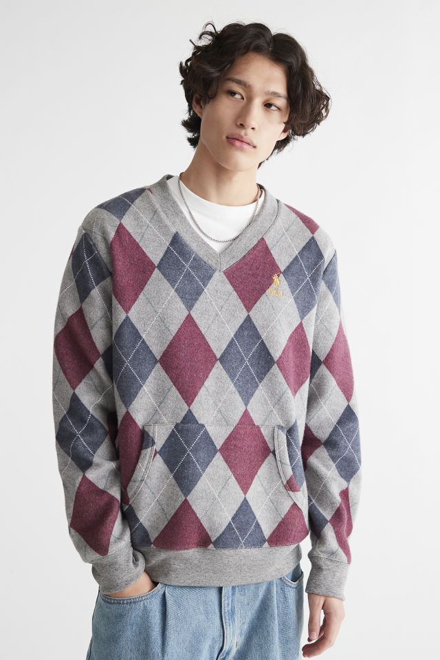 Polo Ralph Lauren Athletic Department Argyle Sweatshirt | Urban Outfitters