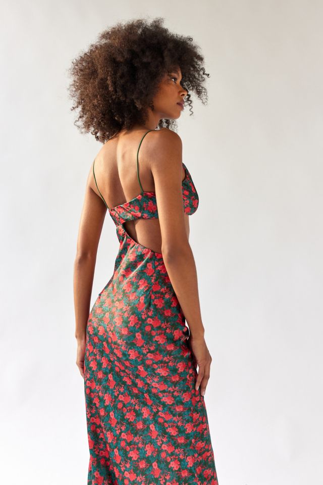 Kiss The Sky Asymmetrical Cutout Maxi Dress #1