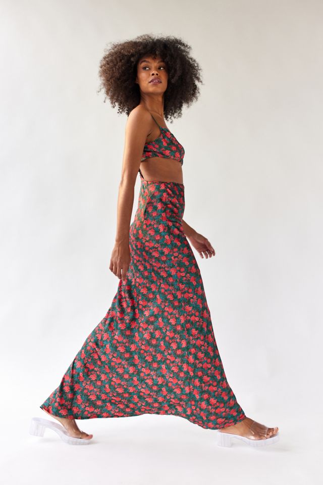 Kiss The Sky Asymmetrical Cutout Maxi Dress #2