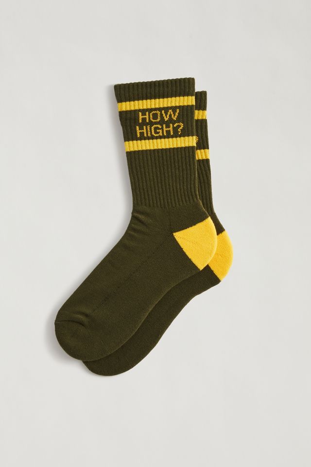 Hikerdelic How High Sock Crew Sock | Urban Outfitters