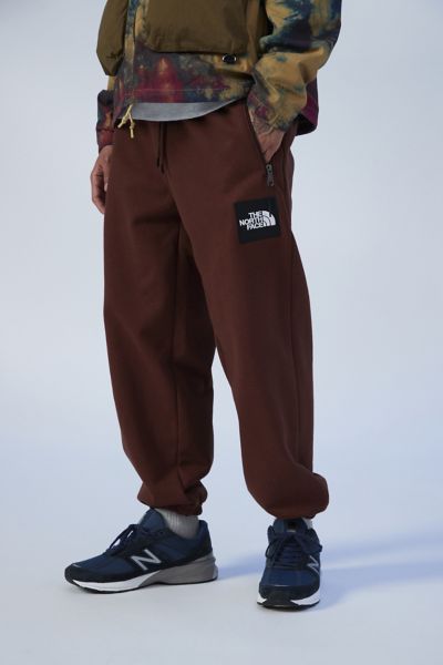 The North Face Heavyweight Fleece Sweatpant In Brown