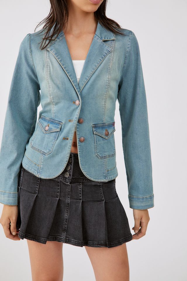 BDG Cami Denim Blazer #4