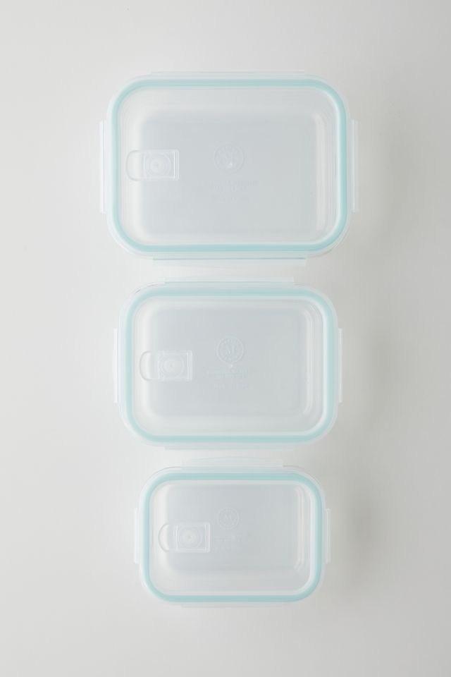 Rectangular Glass Food Storage Container - Set Of 3 #2