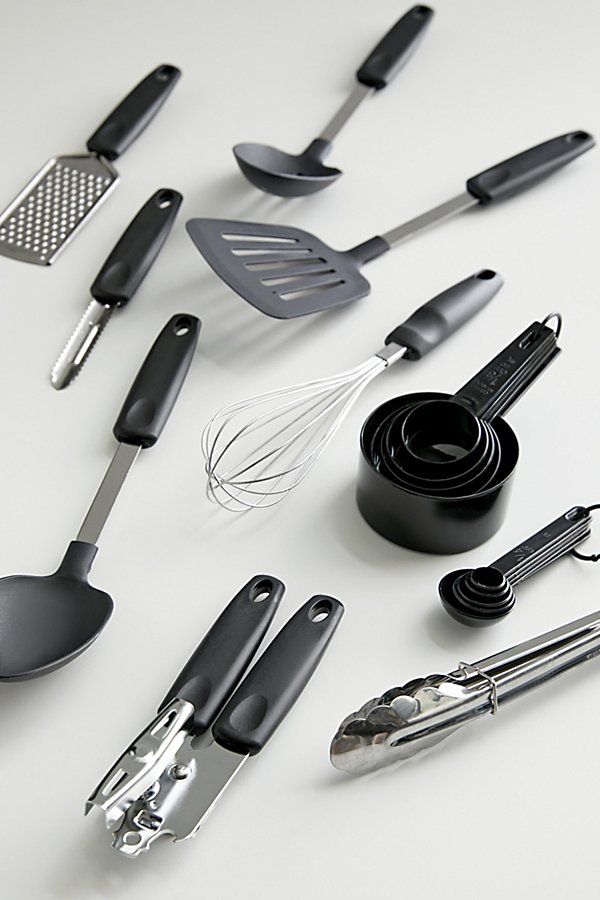 Urban Outfitters Total Kitchen 18-piece Gadget Set In Black