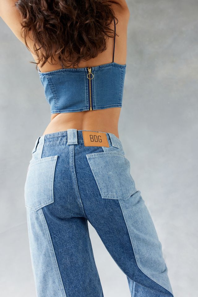 BDG High & Wide Jean - Colorblock #1