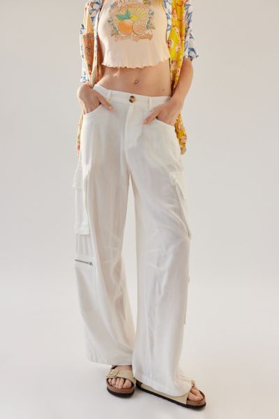 Urban outfitters hot sale white trousers