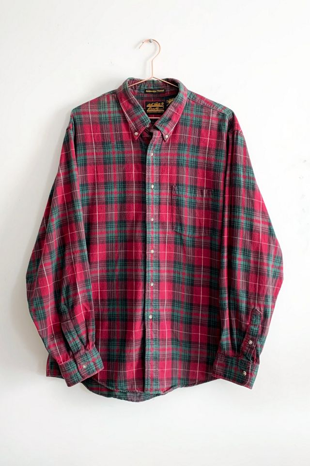 Vintage Eddie Bauer Plaid Flannel Shirt | lupon.gov.ph