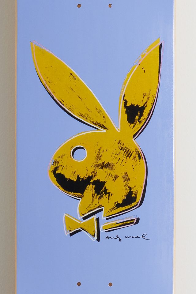 Color Bars Playboy X Andy Warhol Skateboard Deck #1