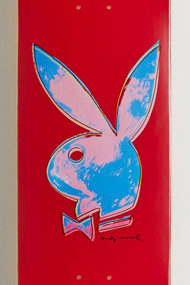Color Bars Playboy X Andy Warhol Skateboard Deck #1