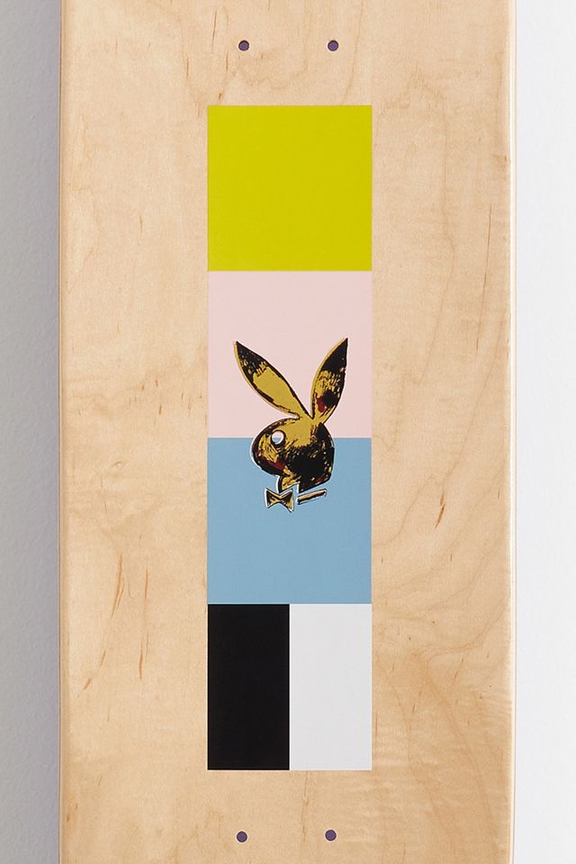 Color Bars Playboy X Andy Warhol Skateboard Deck #3