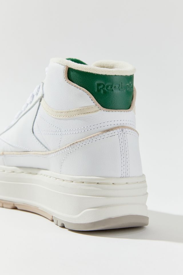 Club C Geo Mid Women's Shoes - Ftwr White / Chalk / Dark Green