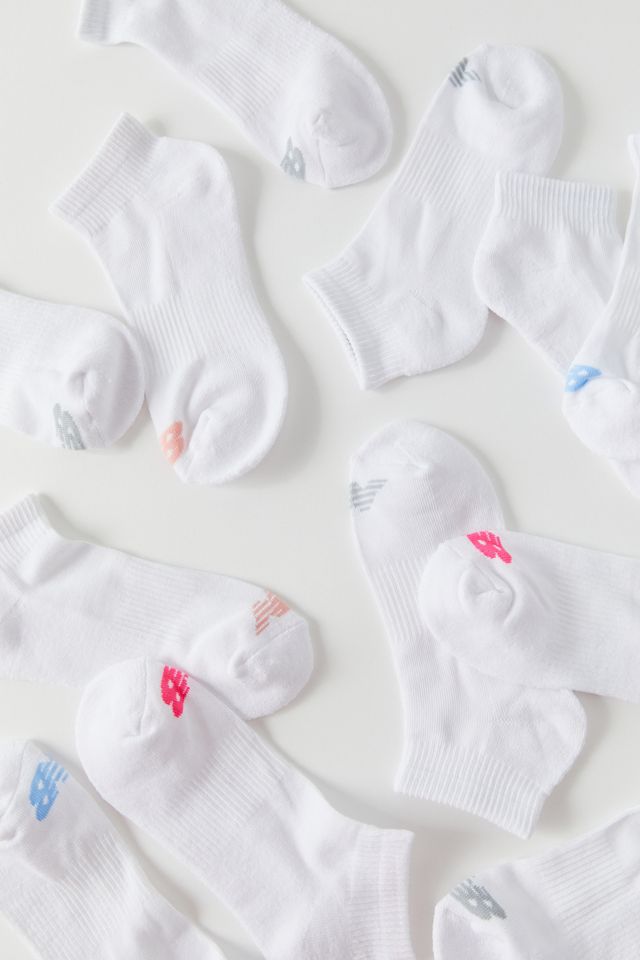 New Balance Performance Cushion Quarter Sock 6Pack Urban Outfitters
