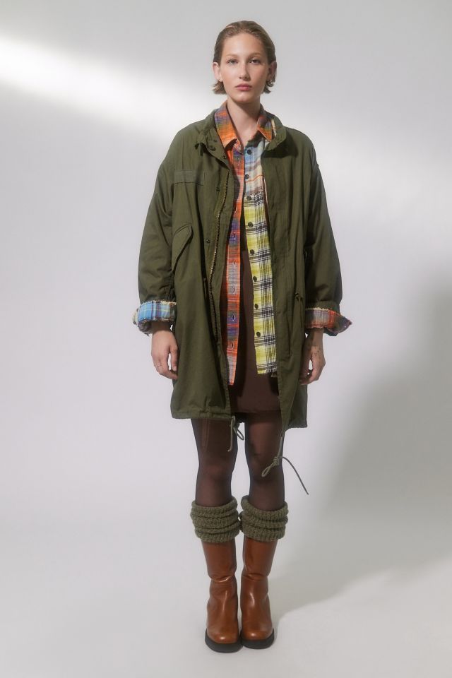 BDG Robbie Spliced Flannel Button-Down Shirt #1