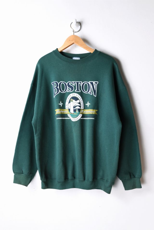 Green shop sweatshirt vintage