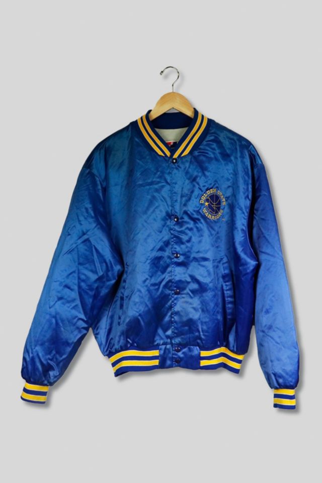 Antigua NBA Western Conference Fortune Full-Zip Jacket, Mens, M, Golden State Warriors Smoke