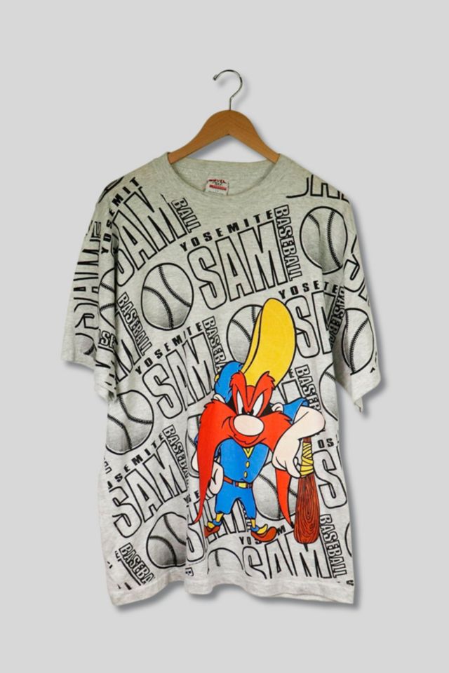 Vintage 1996 Yosemite Sam Baseball Looney Tunes T Shirt