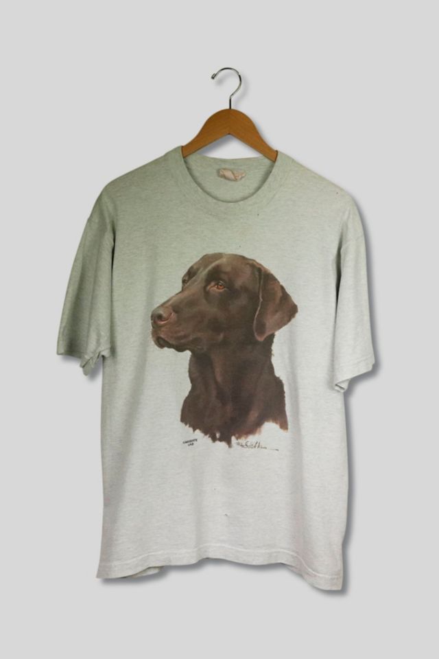 Vintage Chocolate Lab Dog T Shirt | Urban Outfitters