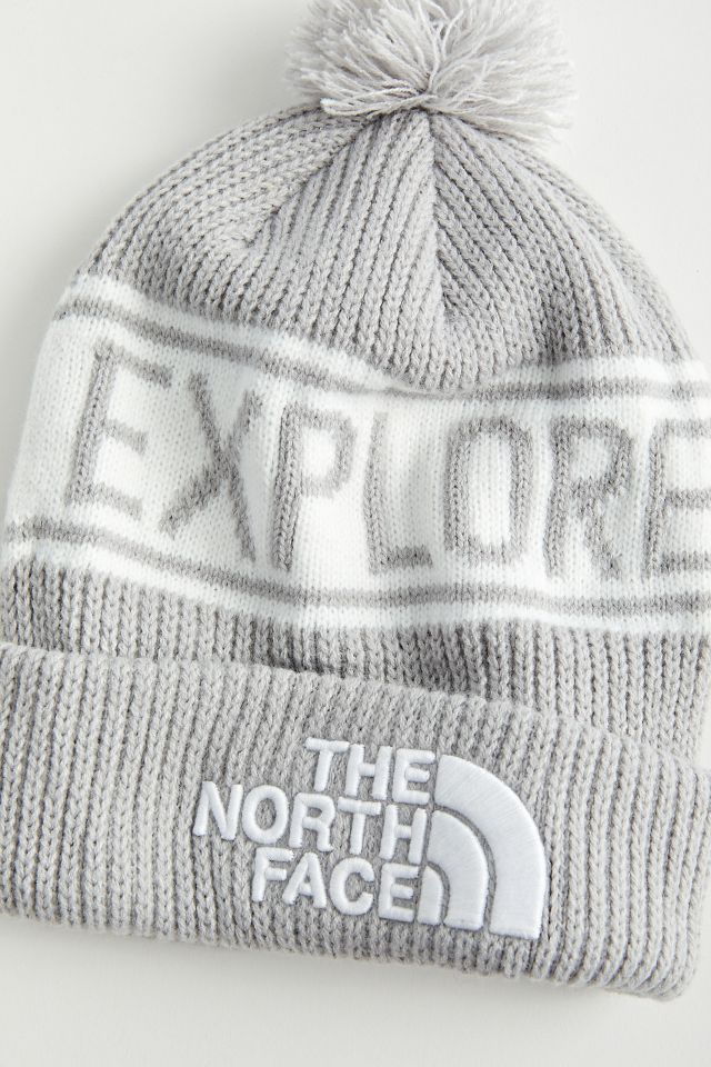 The North Face Explore Beanie Gravel in Natural