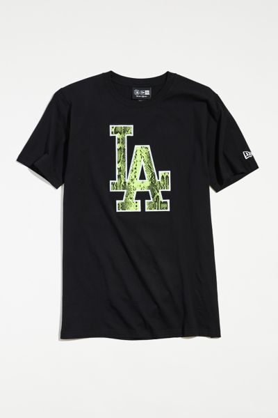 New Era Los Angeles Dodgers Camp Long Sleeve Tee in Brass, Men's at Urban Outfitters