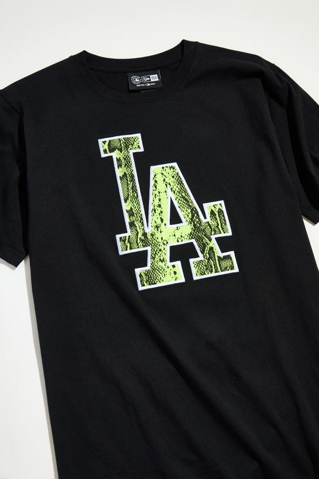 Dopeboys Women White And Black Los Angeles Dodgers New Parody Tee 2 T Shirt  - Rageal