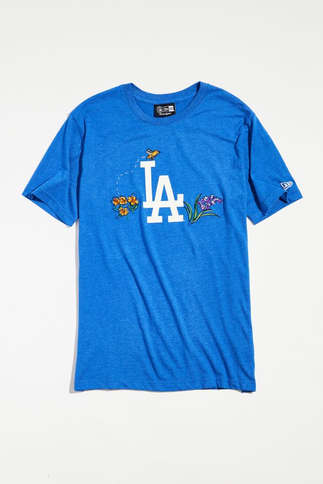New Era Los Angeles Dodgers MLB Floral Tee | Urban Outfitters