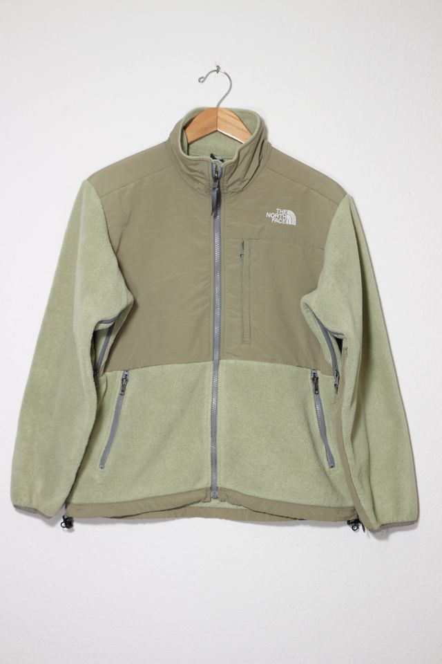 North face green online fleece jacket