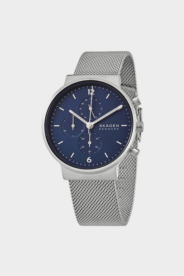 Skagen Ancher Quartz Deep Ocean Dial Men's Watch SKW6764 | Urban Outfitters