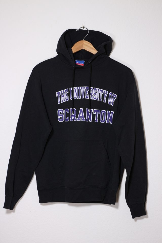 Vintage Champion University of Scranton Hooded Pullover Sweatshirt ...