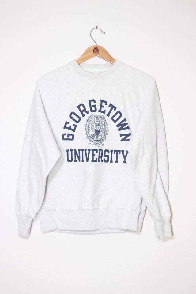 Vintage Champion Georgetown University Crewneck Sweatshirt | Urban ...