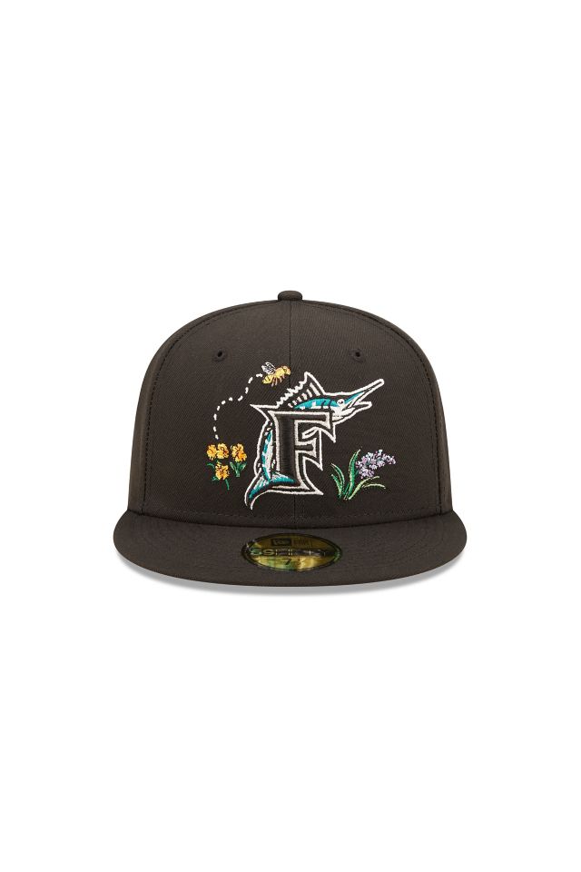 New Era Florida Marlins Watercolor Floral Hat #1