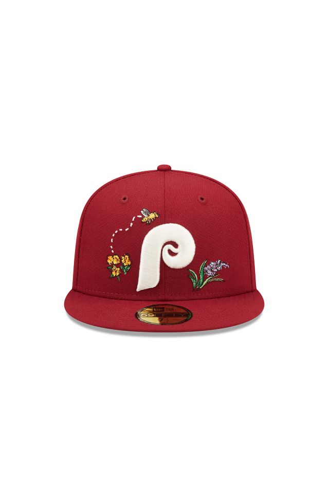 Philadelphia Phillies MLB Flower Red 59FIFTY Fitted Cap