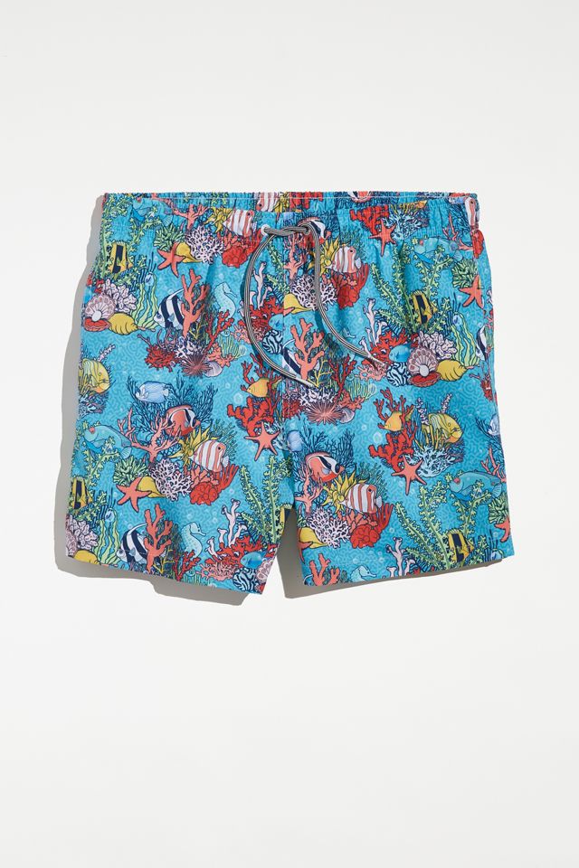Boardies Coral Reef MidLength Swim Short Urban Outfitters