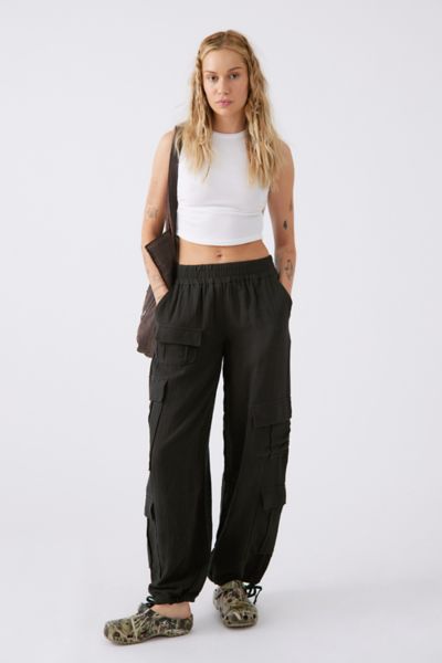 【YOURNUS】Ura Cargo Balloon Wide Pants Wide balloon cargo pants