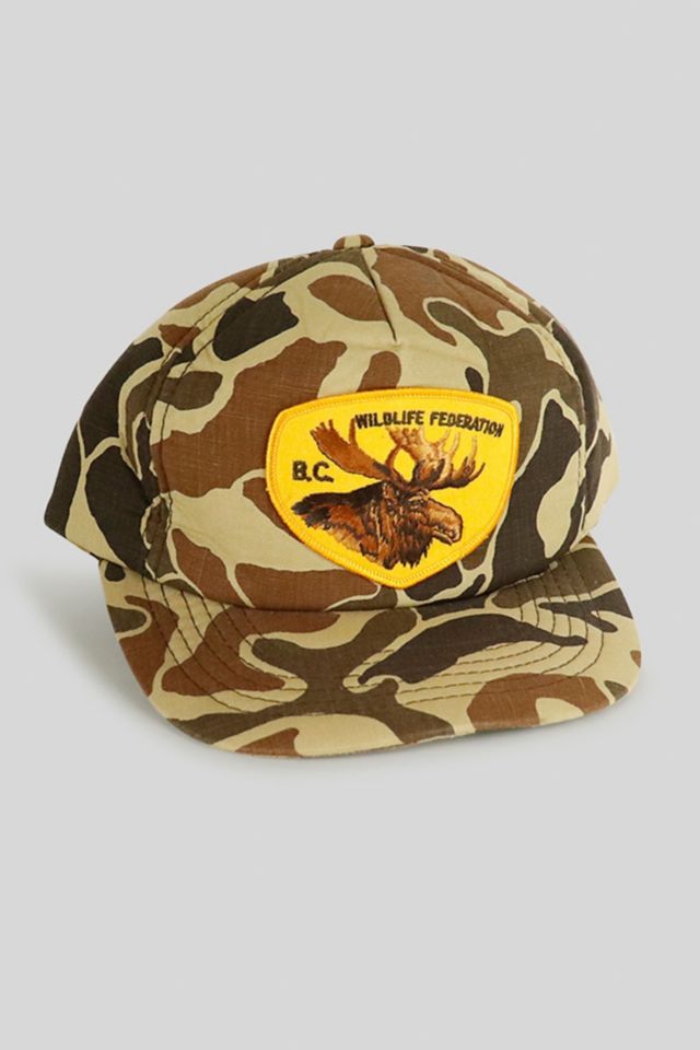 Vintage camo trucker store hat