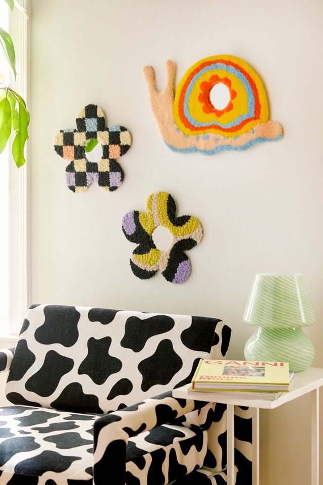 UO Exclusive Mooju Rugs Snail Mirror Urban Outfitters