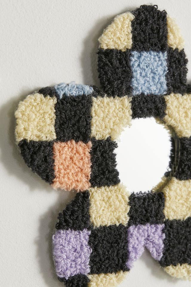 Mooju Rugs UO Exclusive Checkered Flower Mirror #3