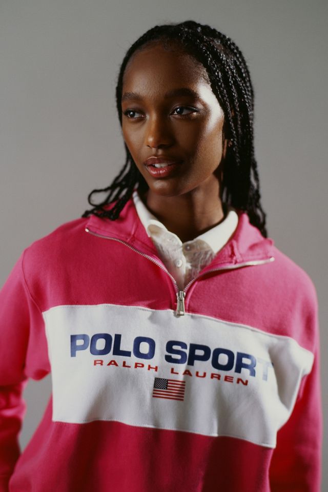 Polo Ralph Lauren Sport Quarter-Zip Sweatshirt Urban Outfitters