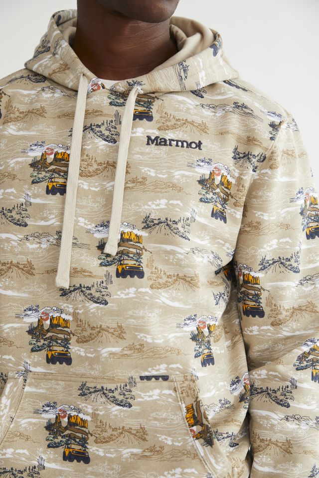 Marmot x Bronco Logo Hoody - Sandbar Bronco - Size S