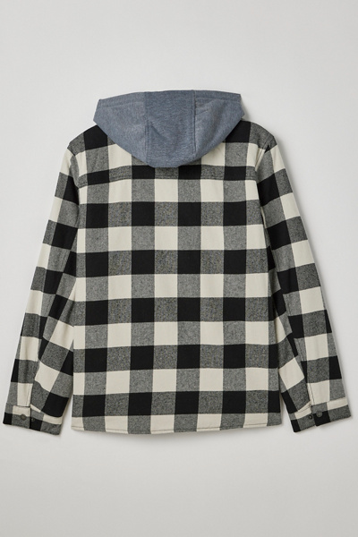 Levi's Men's Shirt Jacket With Soft Faux Fur Lining And Jersey Hood