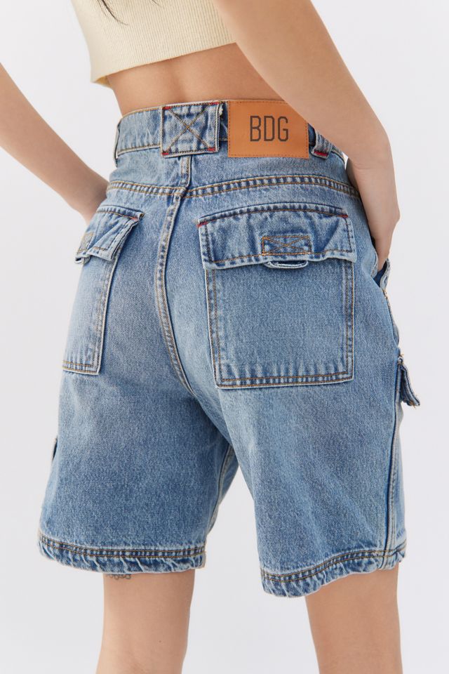 Longline best sale jean shorts