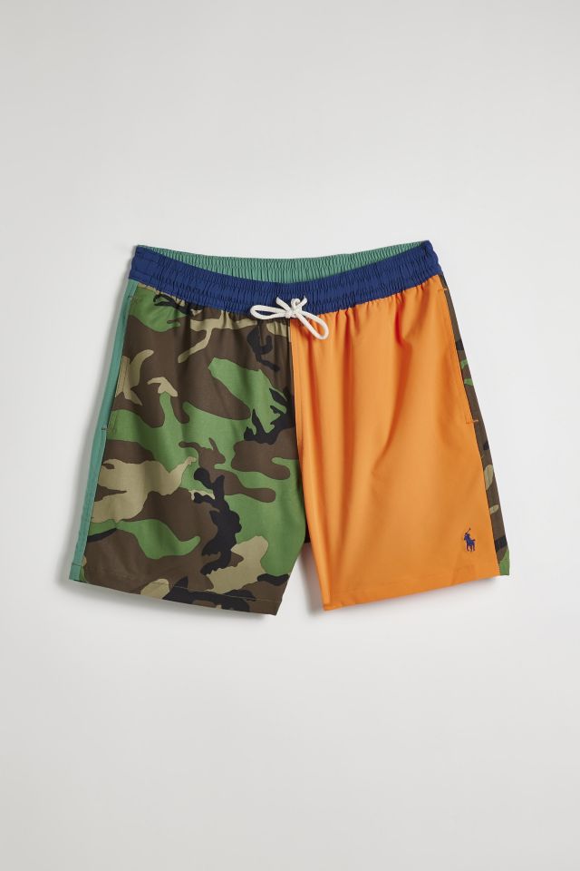 Polo camo best sale swim trunks