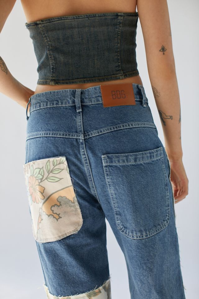 BDG Rilee Low-Rise Baggy Jean - Patchwork #4