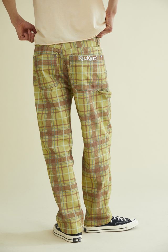 Urban outfitters plaid pants mens sales