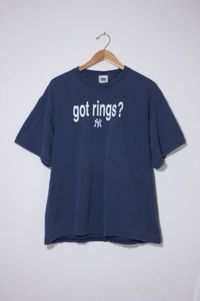 got rings Ny yankees vintage tee, Men's Fashion, Tops & Sets, Tshirts &  Polo Shirts on Carousell